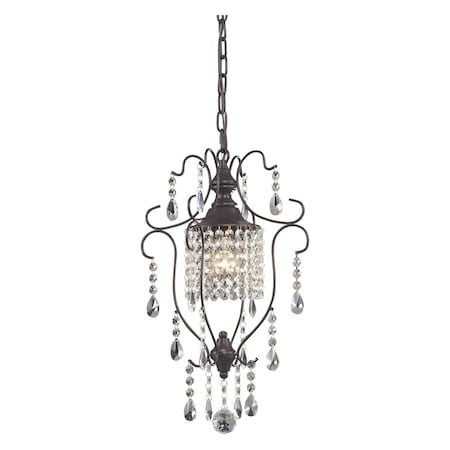 Sterling Industries Aged Bronze storybrook 1 Light Full sized Pendant 140-006